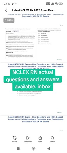 NCLEX RN and PN actual exam questions and answers for 2026 available. 📲 Whatsapp contact on bio 📥 NCLEX RN Answers 2026 NCLEX PN Answers 2026 NCLEX RN-PN exact questions 2026 NCLEX RN-PN prep materials NCLEX RN-PN study guides NCLEX RN-PN answer key NCLEX RN-PN passing tips NCLEX RN-PN quizlet answers 2026 I passed NCLEX PN exam I passed NCLEX RN exam Materials I used to pass NCLEX PN Materials I used to pass RN #nclexrnexam #nclexpn #nclexrnexam #nclexhelp #nclexpassingtips