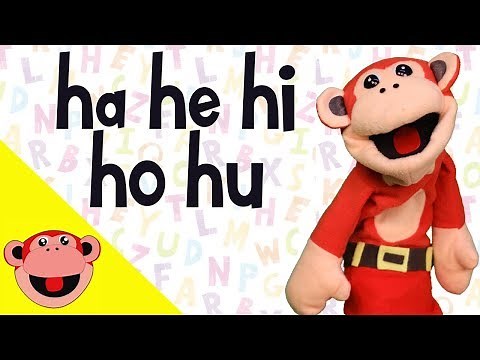 Silabas ha he hi ho hu El Mono Silabo Videos Infantiles Educacion para Niños