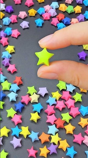 ⭐3D Paper Star 🌟 Easy DIY Lucky Stars You Can't Stop Making! | How to Make Cute Origami LUCKY STAR