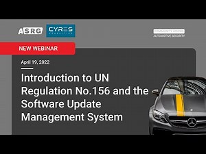Introduction to UN Regulation No 156 and the Software Update Management System