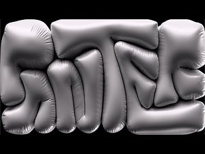 How To Inflate Text With Collision In Blender