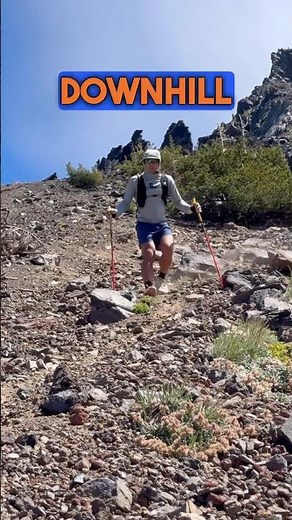 Try these two techniques next time your descending scree! ⛰️📉 #screefield #hikedownhill #hikertips