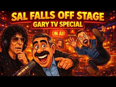 Sal Falls Off Stage Gary TV Special - howard sten show l 𝗧𝗵𝗲 𝗛𝗼𝘄𝗮𝗿𝗱 𝗦𝘁𝗲𝗿𝗻 𝗦𝗵𝗼𝘄