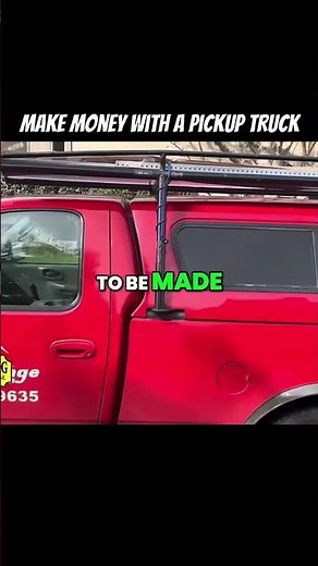 How To Make Money With a Pickup Truck - Side Hustles