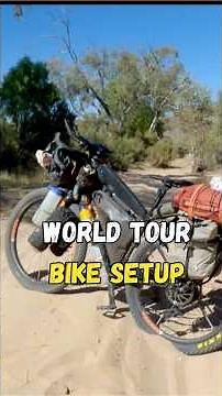 This Bikepacking Setup Could Take You Around the 🌍 #bikepacking #cycletouring #adventurecycling