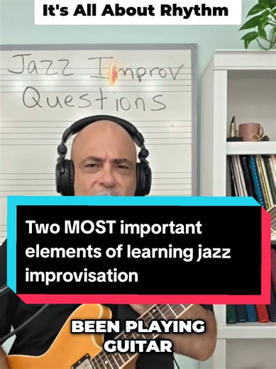 The two MOST important elements in learning jazz #jazzadvice #jazzlesson #berkleealumni #jazzmasterclass #jazzimprov