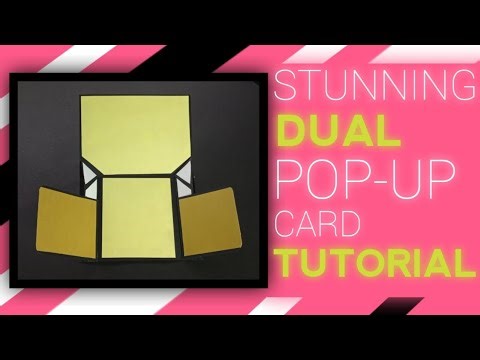 Stunning dual pop-up card tutorial | by crazycraftzXYZ