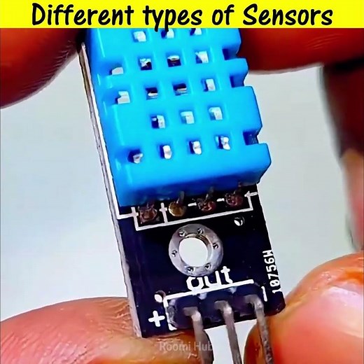 Different types of Sensors ⚡
