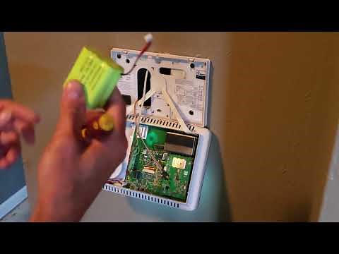 How to change out the back up battery for the 2GIG Go Control Alarm System