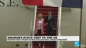 Macron arrives in Washington for state visit
