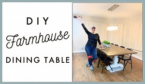 31K views · 1.7K reactions | Hi Friends! I'm excited to share a fun and easy way to make a farmhouse dining table! Today I'll show you how to make a custom dining table top and repurpose an old pair of dining table legs to make a brand new dining table! | Building & Beauty | Facebook