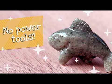 Carving a Fish out of Soapstone! (beginner)