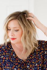 Barely Bent Hair Tutorial - The Small Things Blog