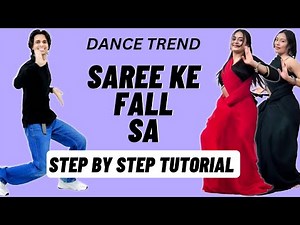 Saree Ke Fall Sa Reels Dance Trend Tutorial | Saree Ke Fall Sa Instagram Dance Trend Tutorial