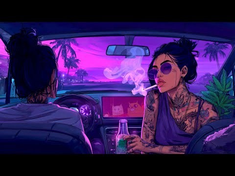 “Drifting Through Smoke” Playlist — 420 Drive Vibes | Chill Rap • West Coast • Night Cruise