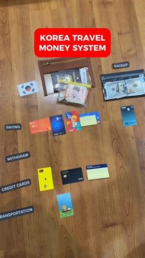 Korea Travel Money System -GCash for withdrawal but there is an access fee so withdraw the max amount ~₱20,000 -Maribank and GCash for purchasing (Visa and Mastercard) -low forex credit cards if ever you will be using your credit card Use referral code “JAR” to get up to P175 when you open a Maribank account. #travelph #korea | Jax Reyes