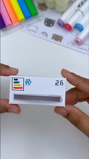 DIY Miniature Air Conditioner ❄️ #diy #papercraft #craft #cute #youtubeshorts #mini ##shorts