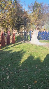 Another beautiful fall wedding. Congratulations to Madison and Justin Miller. #ncweddingvenue #ncmountains #dreamwedding | The Barn at Blueberry Hill