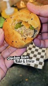 Chicken Buns #hamnashappyplace #viral #lunchboxideasforkids #chickenbuns #makeandfreeze #easyrecipe