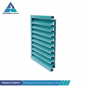 [Hot Item] Powder Coated Aluminium Extrusion Outdoor Shutter/Louvers Profile