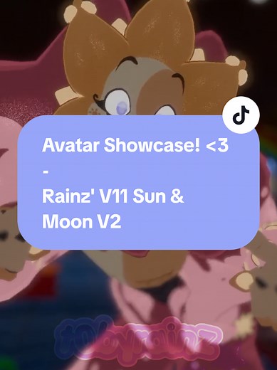 Revamped V11 Sun and Moon Characters in VRChat