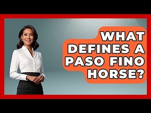 What Defines A Paso Fino Horse? - The Horses Stable