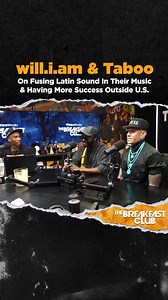 🚨 will.i.am & Taboo Black Eyed Peas talk fusing Latin sounds into their music and why the Black Eyed Peas found even more success outside the U.S. 🌎🔥 Tap in for the global vibes! | Breakfast Club