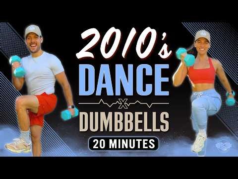 2010s Dance x Dumbbells Workout [Dance Cardio + Full Body Toning]
