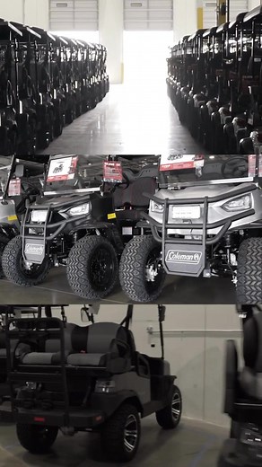 Here's a little BTS from our factory putting together our Golf Carts. #motorsports #golfcarts #RACKA