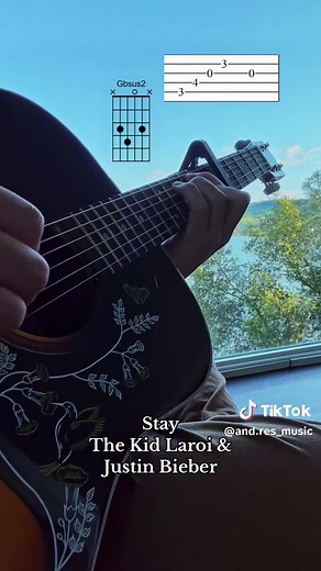 Stay Guitar Tutorial for Justin Bieber & The Kid Laroi Songs