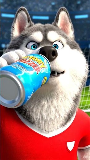 “Burp Boost! 💨🐶 | Husky Scores the Funniest Goal Ever!”
