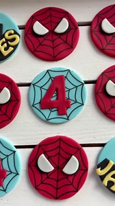 12 Edible Superhero Fondant Cupcake Toppers - Etsy