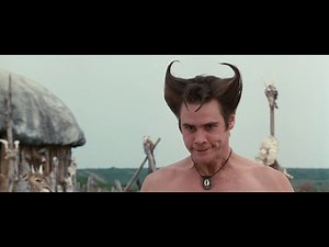 JIM CARREY (HD) ACE VENTURA "WHEN NATURE CALL" : Tribal Fight