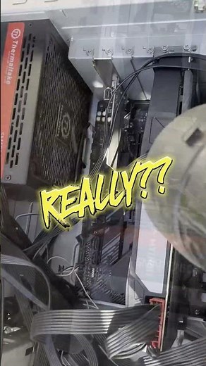 Clean PC With A Leaf Blower