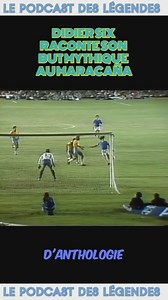 "Ça doit faire partie de certains buts d'anthologie de l'Équipe de France..." Didier Six raconte le but mythique et "brésilien" qu'il marque au Maracaña contre les triples champions du monde, lors d'un match amical fondateur pour la bande à Hidalgo. Didier Six est de retour sur le Podcast des Légendes dans un épisode tout neuf (et sans les problèmes de son!) disponible ici: https://tinyurl.com/DidierSix1 | Le Podcast des Légendes
