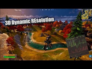 Fortnite 3D Dynamic Resolution NEW SETTING UE5.1