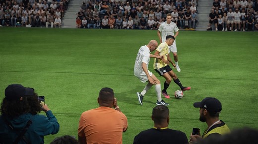 A talented player actually dribbled past Zidane