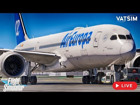 LIVE: Madrid to Panama City Full Flight | Air Europa B787-9 Dreamliner | MSFS 2024 | Vatsim Event