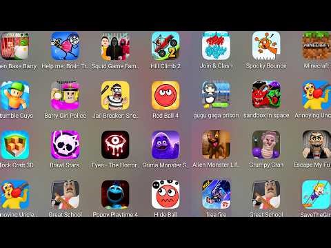 Roblox,Alien Base Barry,Great School Breakout,Poppy Playtime 5,GUGUGAGA Penguin’s Prison,Block Craft
