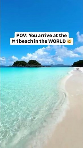 Trunk Bay in St. John, U.S. Virgin Islands #1 Beach by The World's 50 Best Beaches#travel#vacation