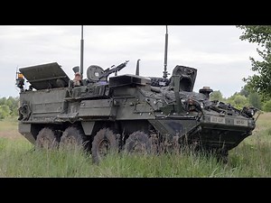 M1129/M1252 MCV | Stryker Armored Fighting Vehicle with 120mm Mortar In Action