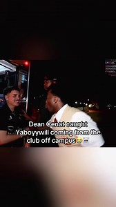 Dean Cenat Caught Yaboyywill Coming From Club Off Campus - Viral Clip