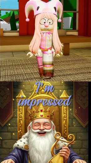 King impressed Alissa dance #roblox #shorts #remix ‪@laylaroblox‬