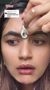 Testing Viral Forehead Makeup Hacks That Actually Work! 🔥🖤##trendingsong #makeup