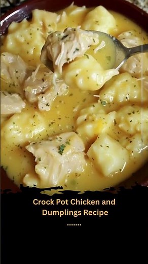 Crock Pot Chicken and Dumplings Recipe