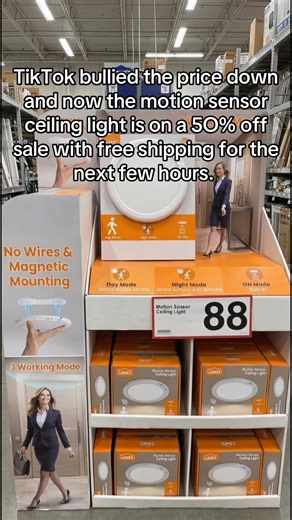 Motion Sensor Ceiling Light Sale - 50% Off Now!