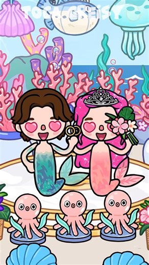 my girlfriend is mermaid part 5 #shorts #tocaboca #tocalifeworld