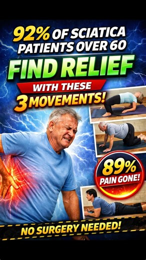 92% of Sciatica Patients Over 60? Find Relief with These 3 Movements