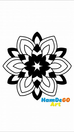 10K views · 263 reactions | ✨Te encanta las mandalas !! Aprende a dibujar una linda mandala paso a paso ✍ Easy and simple drawing ideas for beginners Step by Step drawing tutorials for kids 殺 Easy drawing - Dibujos faciles - Mandalas #drawing #draw #howtodraw #learntodraw #sketch #skechbook #coloringpage #cartoon #viral #mandalas #mandala #flowers #rose #flores #cute #beautiful #reelsviral #fyp #cute #beautiful #reels #video #reels #viralvideo #parati | Hamdego Art | Facebook