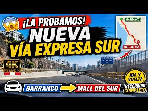 ¿ALIVIO O ESTAFA? 🚗 Recorriendo TODA la Nueva Vía Expresa Sur hasta Mall del Sur 😱🔥